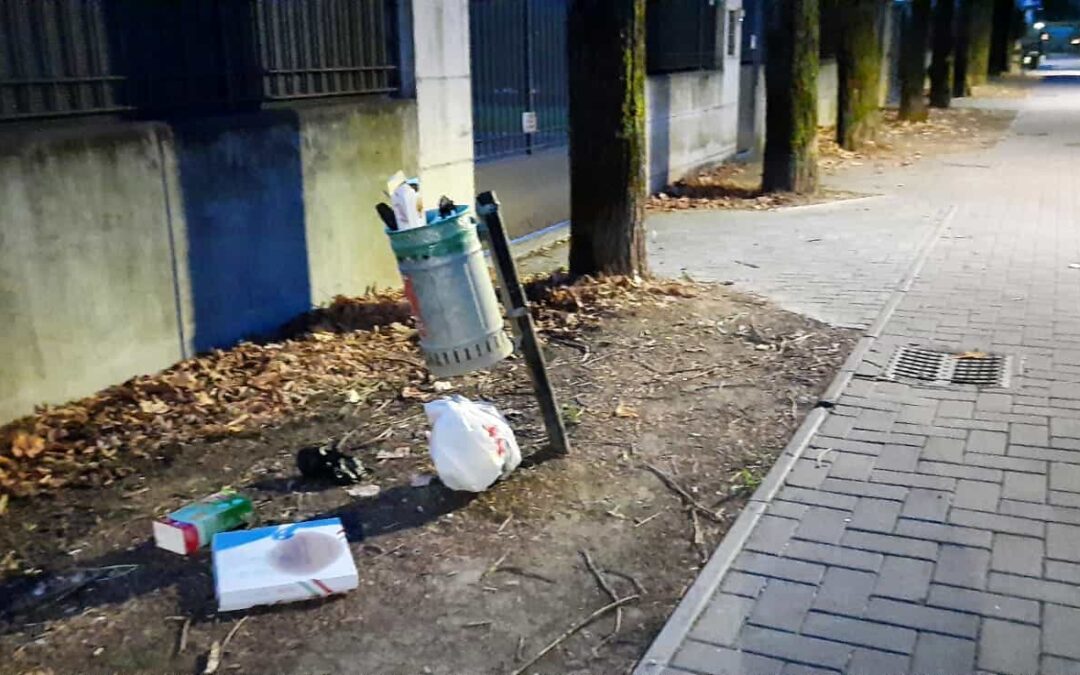 cestino oggi discarica domani