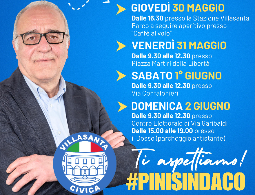 Appuntamenti settimana 30 maggio – 2 giugno