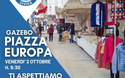 2 ottobre 2026 – Gazebo al mercato